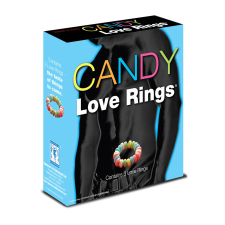 Lot de 3 cockrings bonbons Candy 