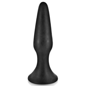 Plug anal noir 12.5cm avec ventouse 