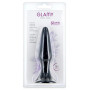 Plug anal noir 12.5cm avec ventouse 