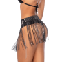 Jupe glamour à franges ornée de strass - Mapalé