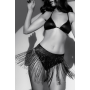 Jupe glamour à franges ornée de strass - Mapalé