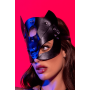 Masque félin en faux cuir - Mapalé
