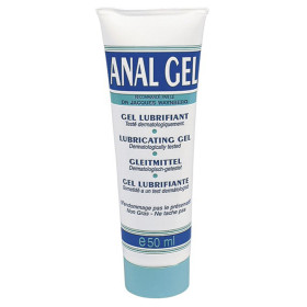 Gel lubrifiant anal à base d'eau 50ml 