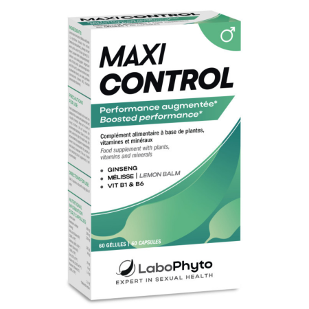 Endurance  équilibre sexuel masculin Maxicontrol 60 gélules