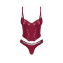Redya Corset et string rouge