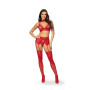Velvet sin ensemble lingerie - Cherry