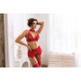 Velvet sin ensemble lingerie - Cherry