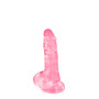 Gode jelly rose ventouse taille XS 13cm 