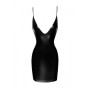 F252 Mini robe Powerwetlook avec dos lacé