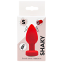 Plug Anal Vibrant Télécommandé SHAKY Rouge