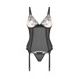 Vila blanes corset et string - Noirs
