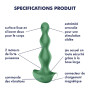 Plug anal vibrant vert Lolli plug 2 Satisfyer 