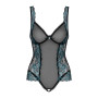Amanta Body ouvert - Noir et Turquoise