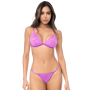 Ensemble sexy 2 pièces dentelle douce et extensible 
