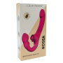 Vibromasseur ROSEA Strap-on Triple Action Télécommandé 