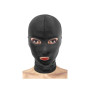 Cagoule ouvertures yeux et bouche Fetish Tentation