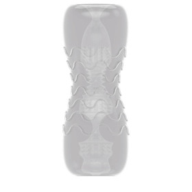 Masturbateur Dorcel Double OO 2 en 1 - Blanc