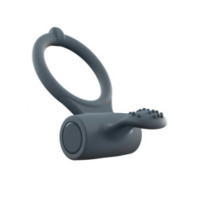 Cockring Vibrant Power Clit  - Noir