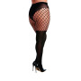 Collant grande taille style porte jarretelles 