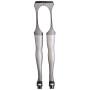 Collant effet porte jarretelles avec bas 