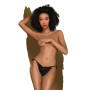Culotte ouverte noire Too hot to be real 