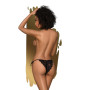 Culotte ouverte noire Too hot to be real 