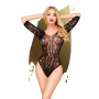 Body manche trois quart noir Midnight visit 