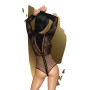 Body noir manches longues fantaisie Spicy whisper 