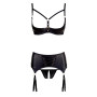 Ensemble noir trois pièces 