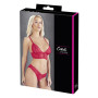 Ensemble 2 pièces rouge dentelle 