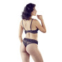 Ensemble 2 pièces dentelle avec strass 