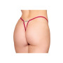 String ficelle rouge avec chaine strass 