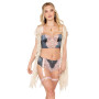 Ensemble soutien-gorge et culotte porte-jarretelles vintage 