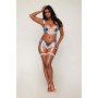 Ensemble soutien-gorge et culotte porte-jarretelles vintage 