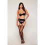 Soutien-gorge Demi-Seins en satin noir 