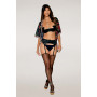 Soutien-gorge Demi-Seins en satin noir 