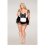 Costume, grande taille, femme de chambre 