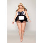 Costume, grande taille, femme de chambre 
