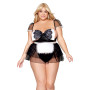 Costume, grande taille, femme de chambre 