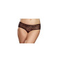 Panty taille basse, ouvert, fronces au dos 