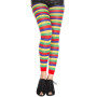 Legging fantaisie coloré bandes horizontales 