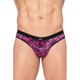 String imprimé rose et noir New Look