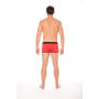 Mini-Pants rouge échancré avec zip 
