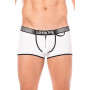 Mini-Pants blanc échancré avec zip 