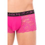Boxer magenta en dentelle délicate 