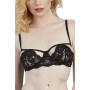 Soutien-gorge ajouré noir 