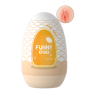 Gaine Masturbatrice Réutilisable FUNNY EGG – Design Réaliste Vagin lèvres moyennes
