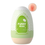 Gaine Masturbatrice Réutilisable FUNNY EGG – Design Réaliste Vagin lèvres fines