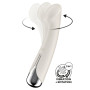 Vibromasseur point G tête rotative blanc USB Spinning g-spot 1 Satisfyer 