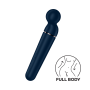 Vibromasseur wand bleu USB 60 vibrations Planet Wand-er Satisfyer 